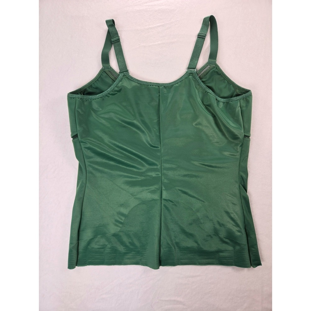 Ruby Ribbon Siren Shaping Cami Kelly Green Size 40 Style 1906 Adjustable Straps - Picture 2 of 4